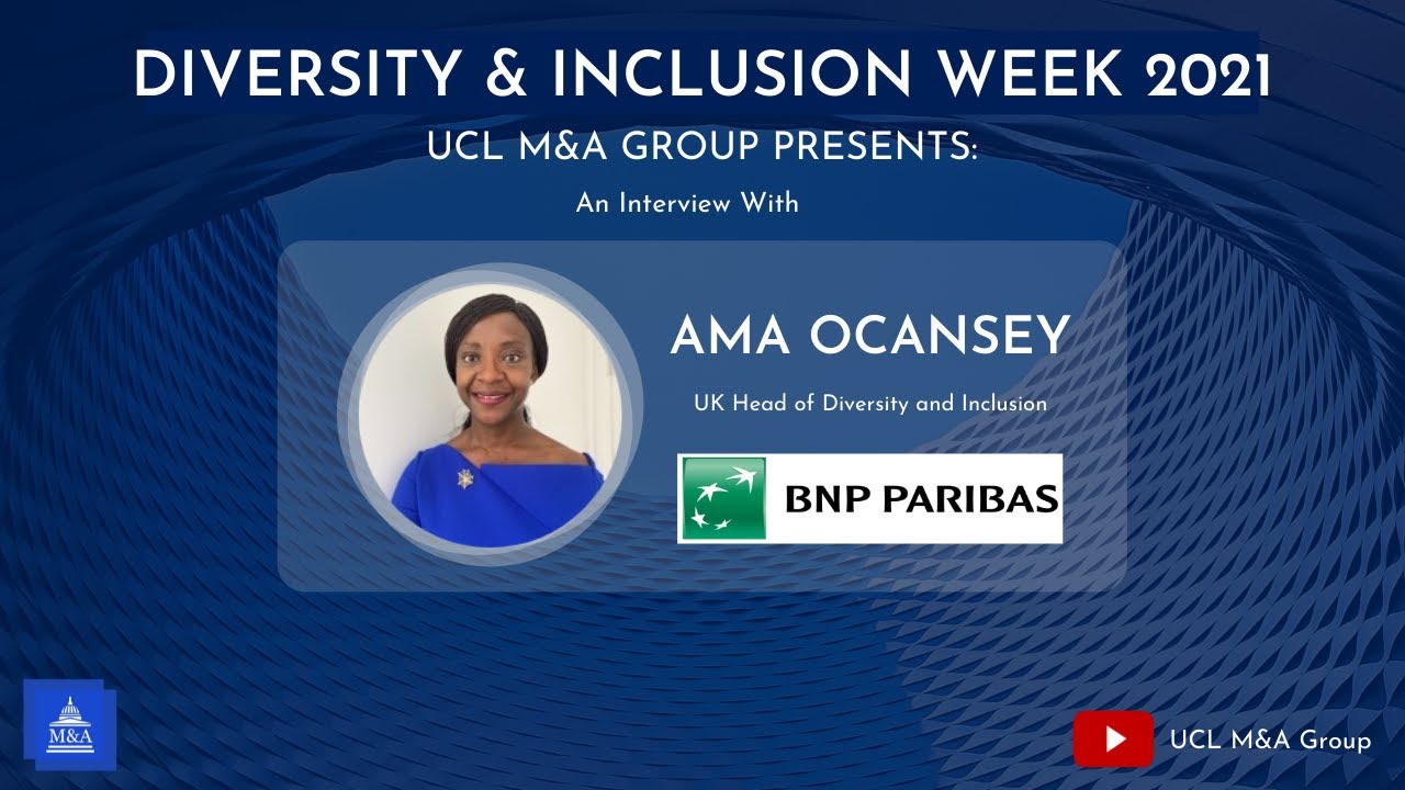 Diversity & Inclusion Week - Ama Ocansey