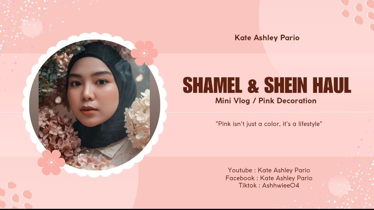 Mini Vlog / Pink Decor 🌸 ( Shamel & Shein Haul ) 📦🩷🌸