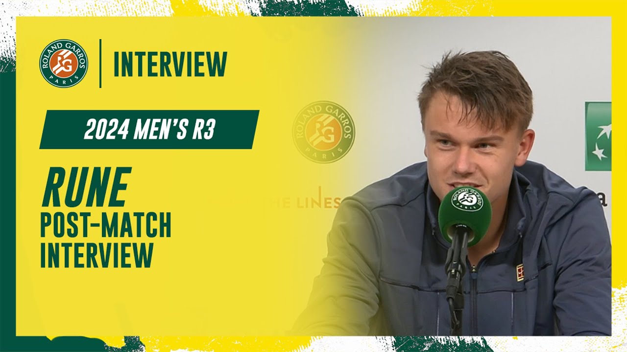 Rune Round 3 post-match interview | Roland-Garros 2024