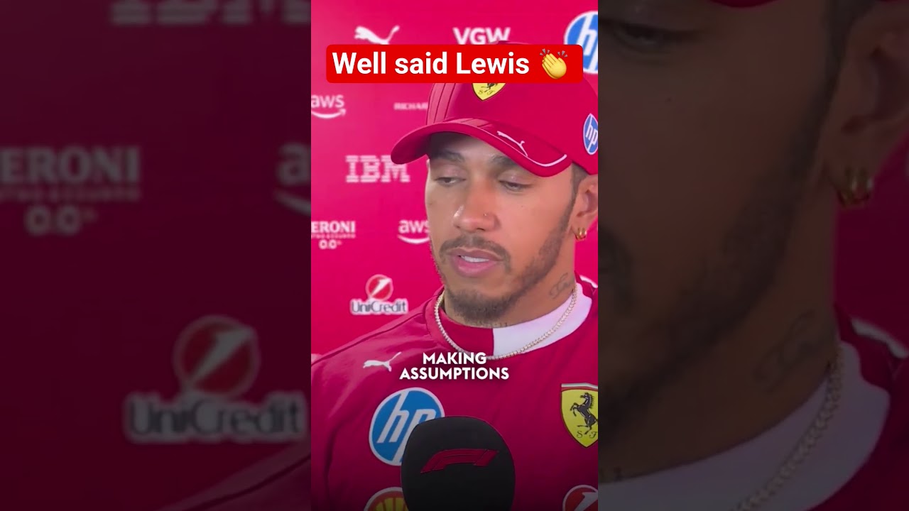 Well said by Hamilton 🐐🐐🐐  #trending #formula1 #ferarri #hamilton #goat #f1 #lewishamilton  #legend