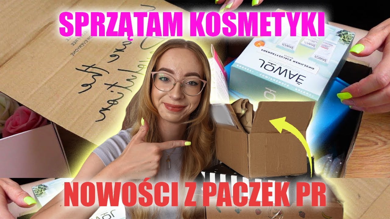 SPRZĄTANIE TOALETKI | ZAPASY KOSMETYCZNE | PACZKI PR CZ.2