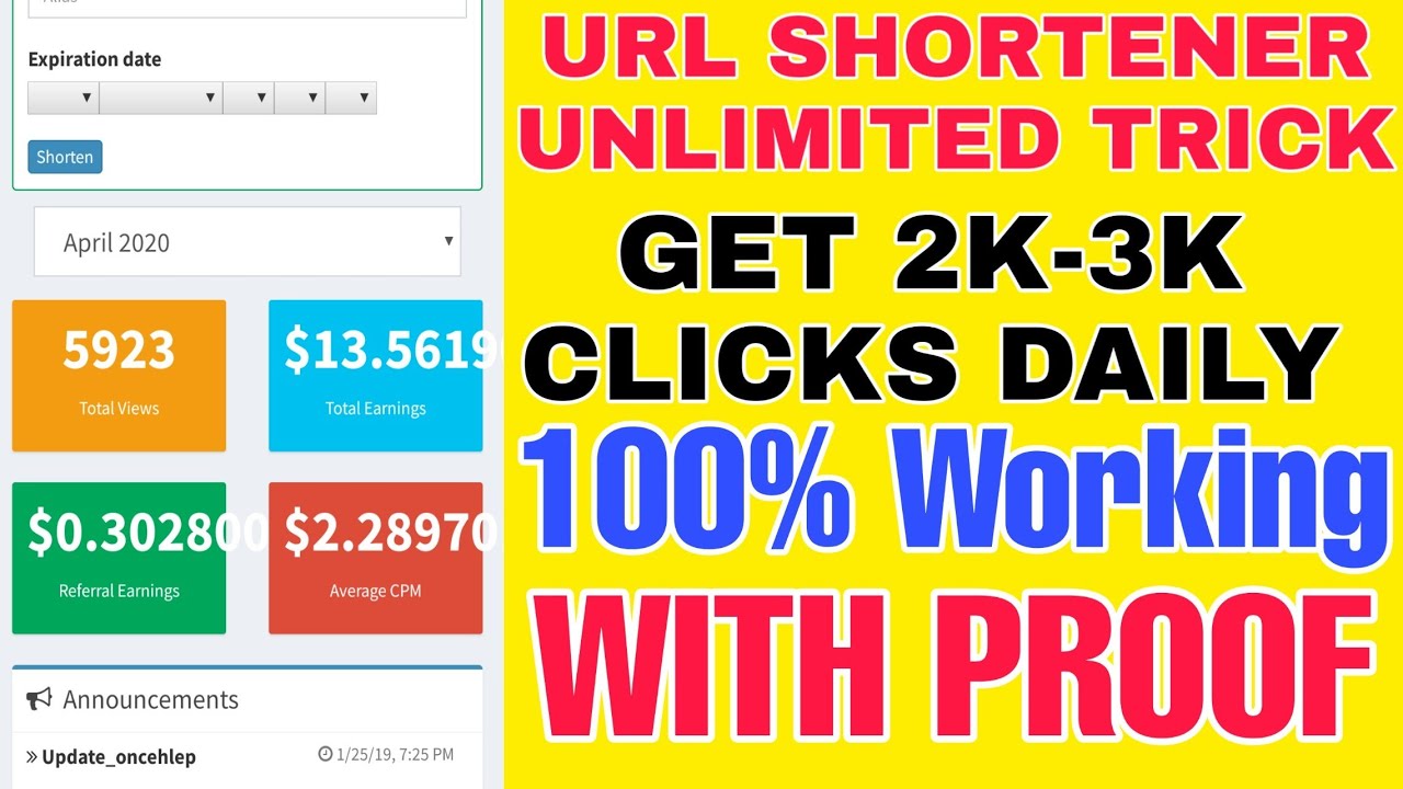 Url Shortener Self Click Trick || Url Shortener Unlimited Trick || Auto Click || 2021