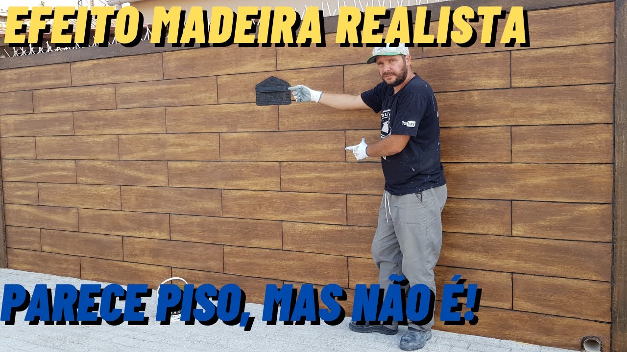 EFEITO MADEIRA REALISTA NUNCA VISTO! DO INÍCIO AO FIM!