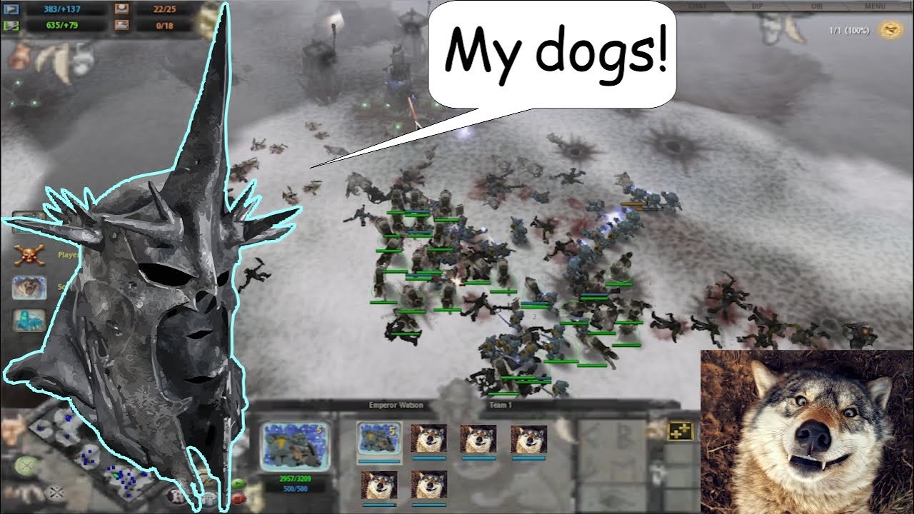 Unification Mod || Space Wolves & 13th Company vs Orks