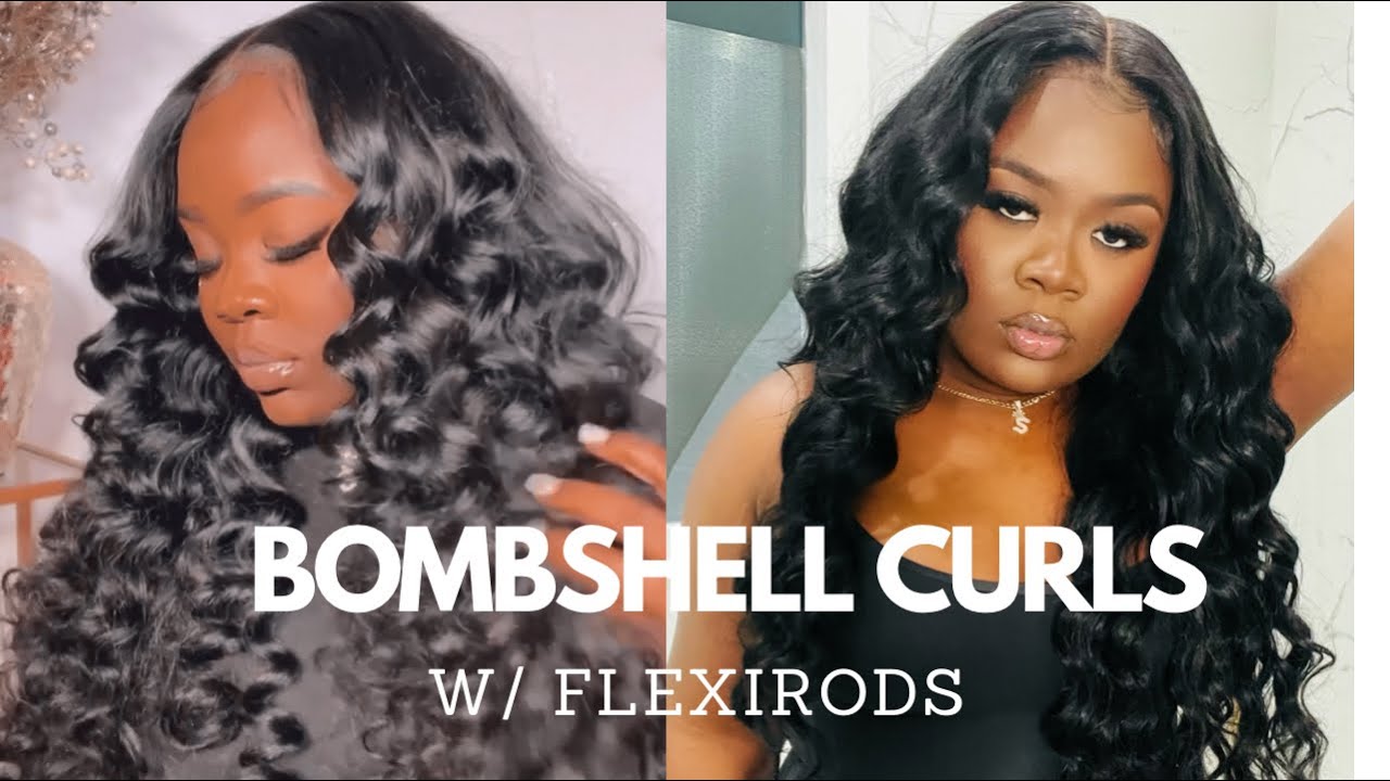 BOMB CURLS USING NO HEAT !