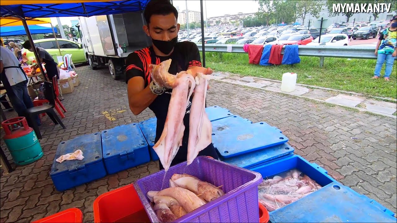 Sotong Besar Sumbat Telur - Ikan Bakar Hj Ali'Mah @ Bazar Ramadan Stadium Shah Alam