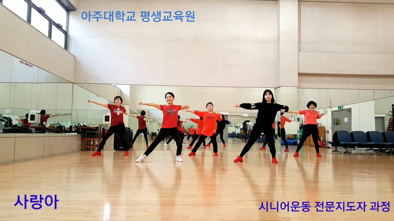 사랑아 (시니어건강체조) 아주대학교 평생교육원 - 임선희 Line Dance 수원지부