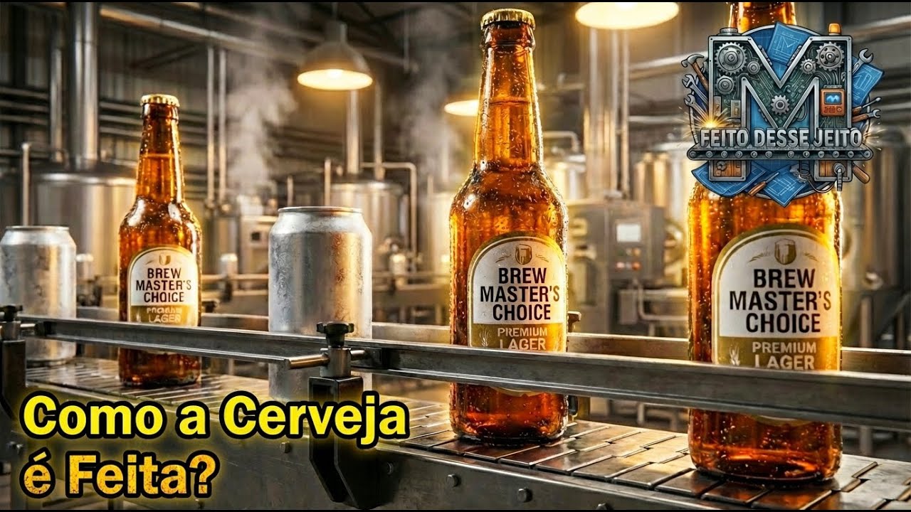 Como a Cerveja é Produzida na Fábrica | Bastidores da Indústria Cervejeira
