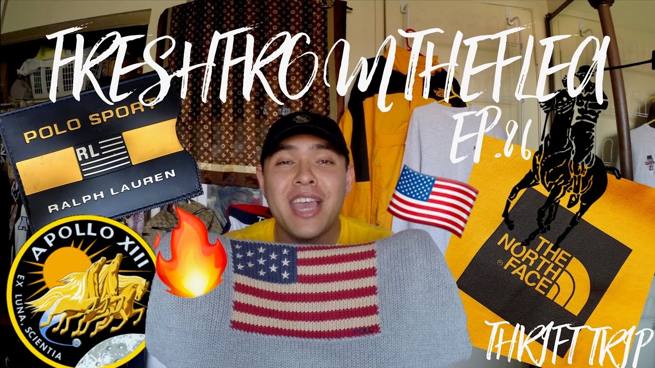 THRIFT TRIP EP.86 POLO FLAG SWEATER!THENORTHFACE!POLOSPORT!