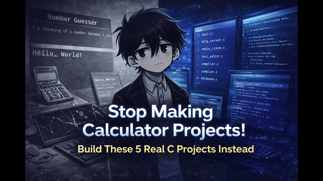 Stop Making Boring C Projects – Build These 5 Real Ones Instead!