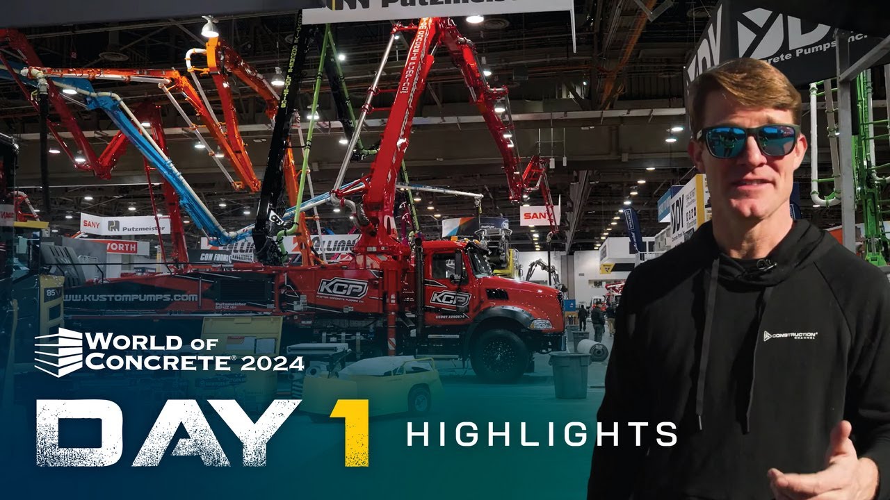 World of Concrete 2024: Day 1 - Highlights
