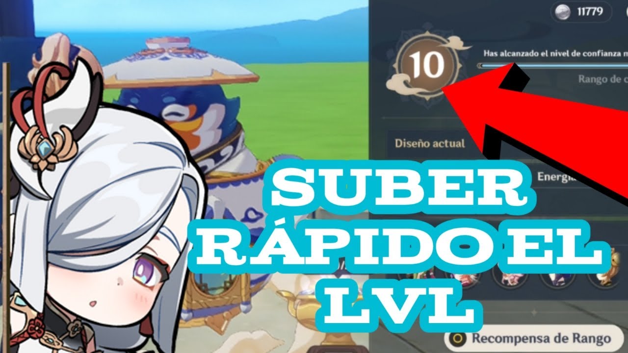 Genshin Impact // Truco de cómo subir el nivel de la tetera de manera rápida