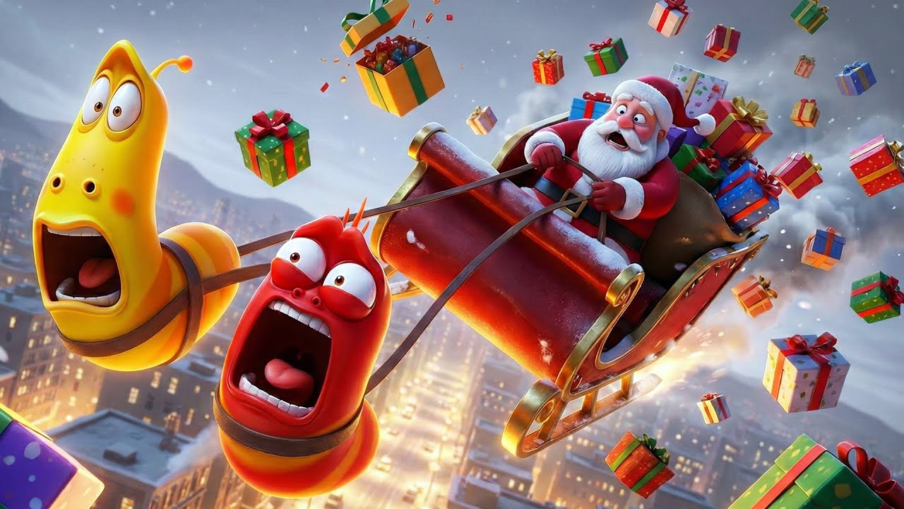 What Happened To Larva?! 😱🎅 CHRISTMAS SPECIAL - Funny Larva Cartoon 2026