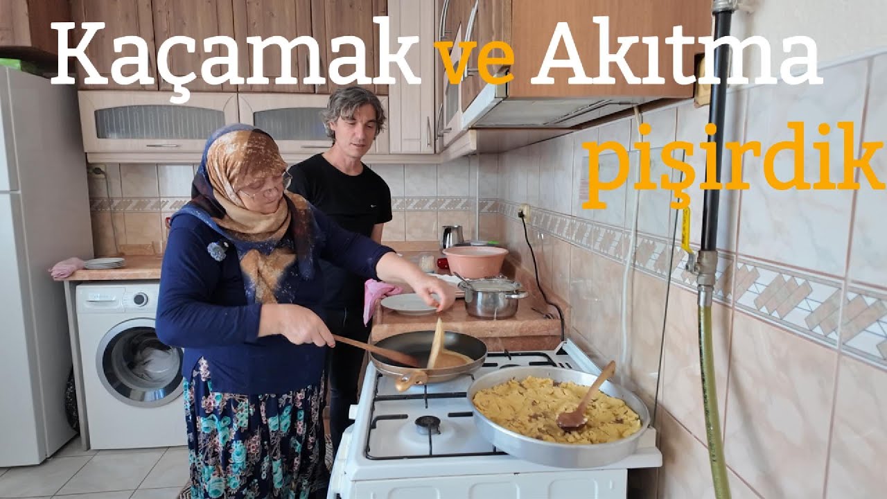 Kaçamak ve akıtma yemeklerinin yapımı (Pomakların geleneksel yemekleri)
