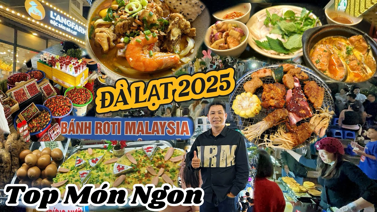 Tổng hợp ẩm thực | 72H ăn Sập Đà Lạt 2025 | Top  10 quán Ăn nên Ghé trong 1 Video .