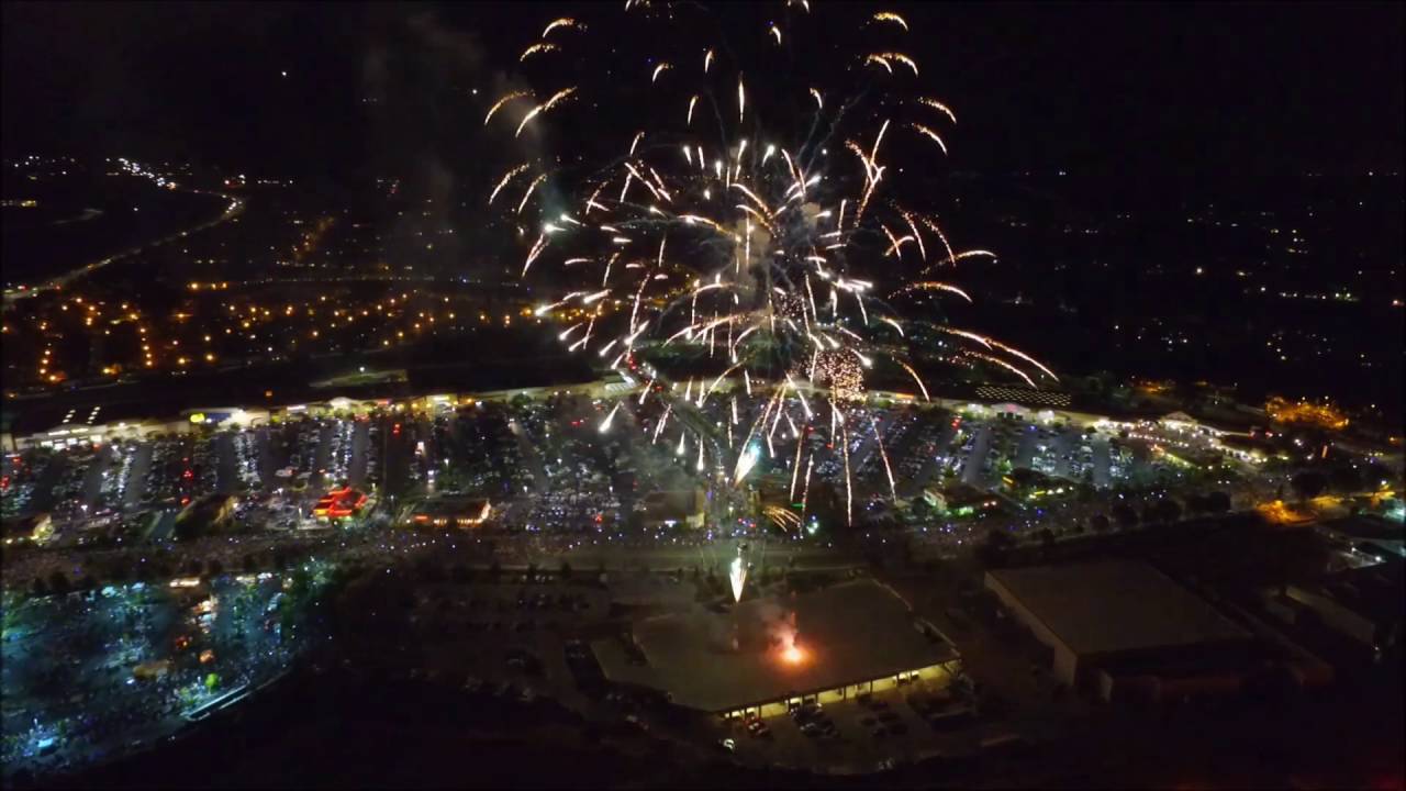 4th of July Fireworks Finale Porter Ranch Aerials