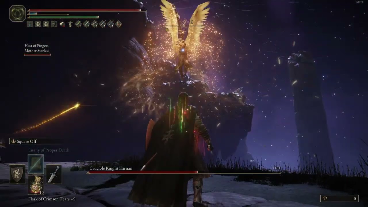 Elden Ring Reforged/Seamless - Debating Crucible Knight Hirnan on the ethics of deflecting the world