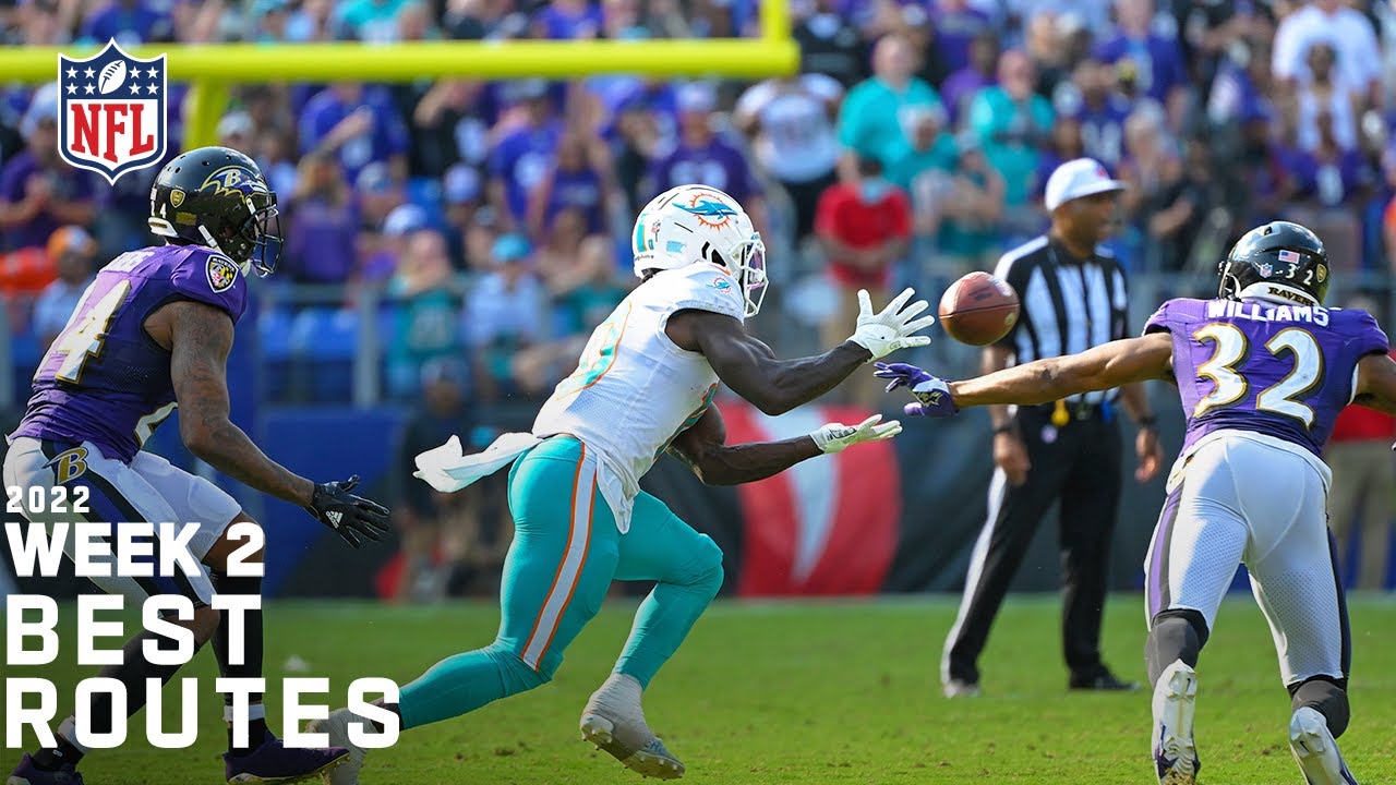Top Routes & 1v1 Matchups of Week 2
