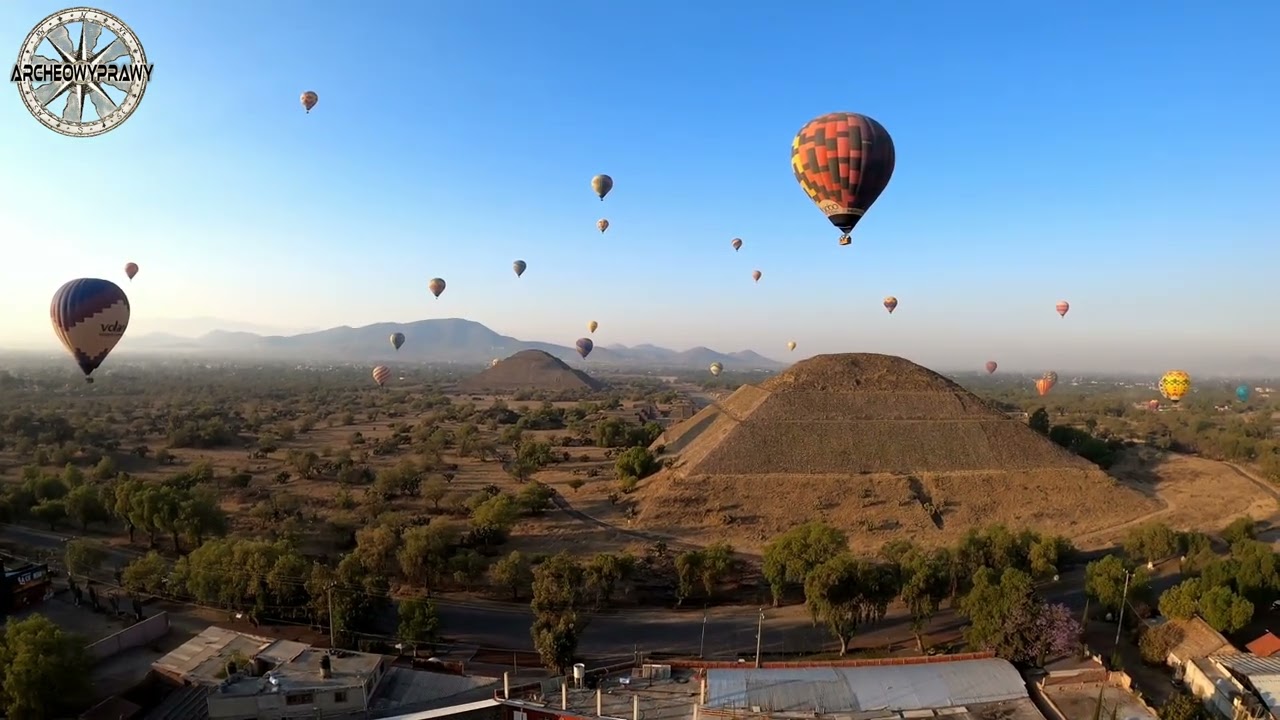 Teotihuacan: lot balonem nad najsłynniejszymi piramidami Mezoameryki - ARCHEOWYPRAWY