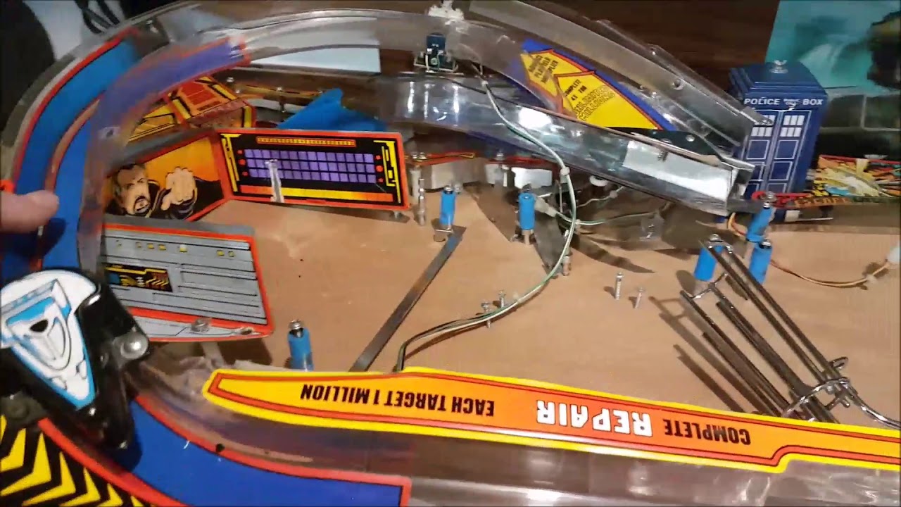 Bally Dr Who Pinball - Restoration Vlog 16 - Playfield Assembly