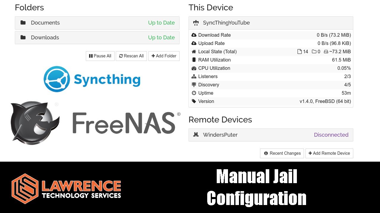 Manual Jail Setup Tutorial For Syncthing on FreeNAS 11.3