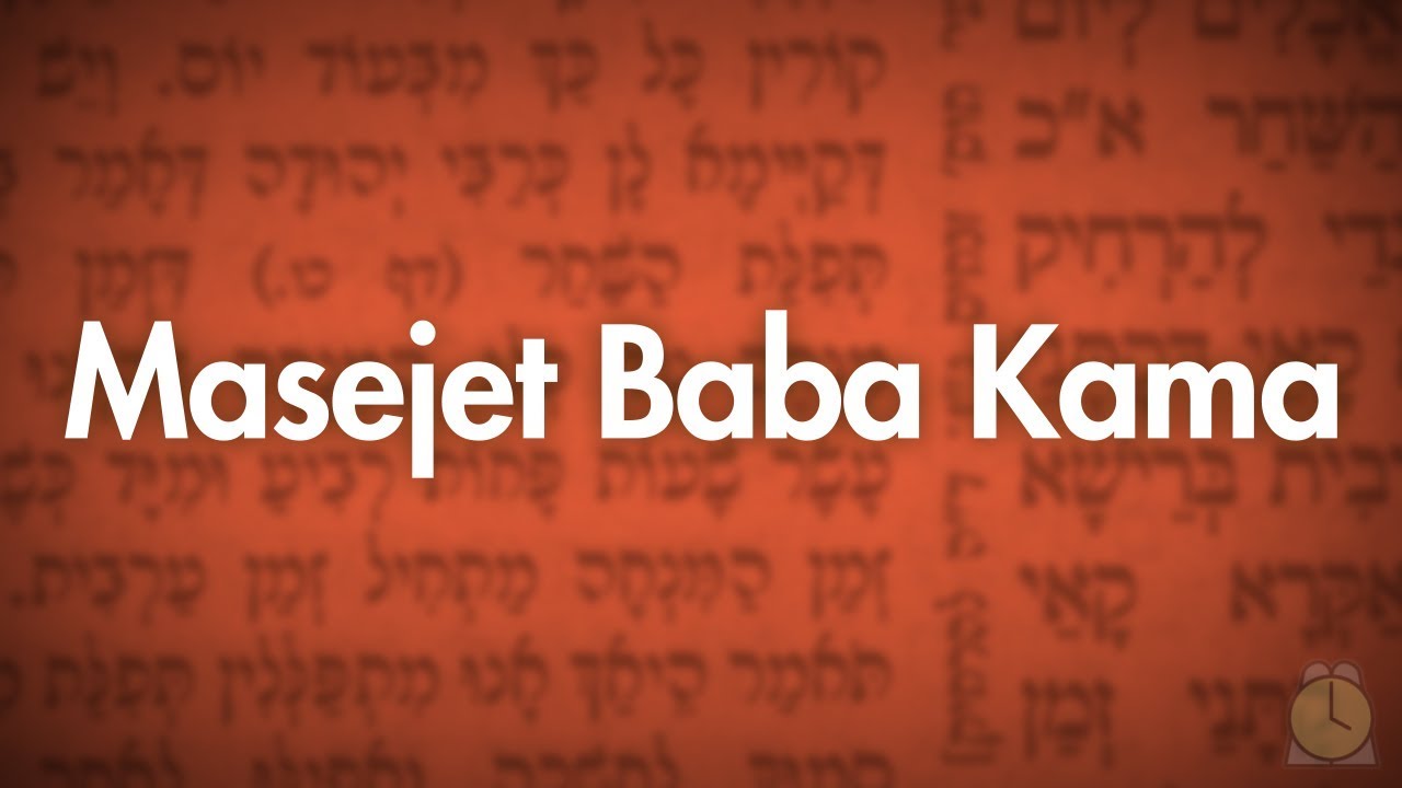 0101: Capitulo 1 / Mishna 1 - Masejet Baba Kama