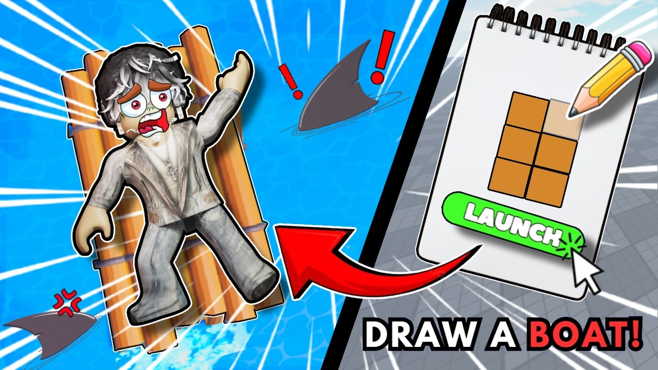 Roblox Draw A Raft...I MESSED UP BAD