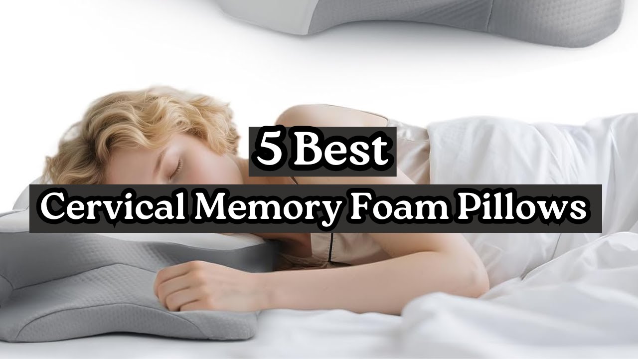 5 Best Cervical Memory Foam Pillows 2025 🛌 | Neck Pain Relief & Spine Alignment Tested