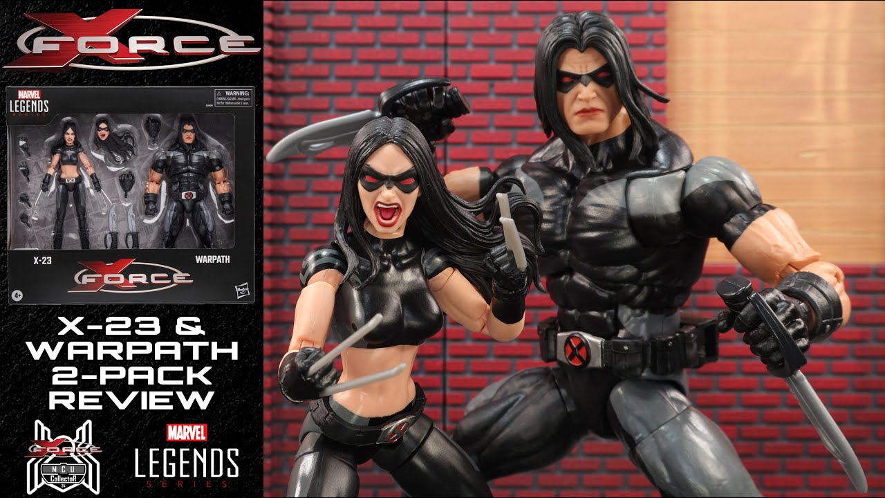 Marvel Legends X-Force X-23 & WARPATH 2-Pack X-Men Comic Figure Review