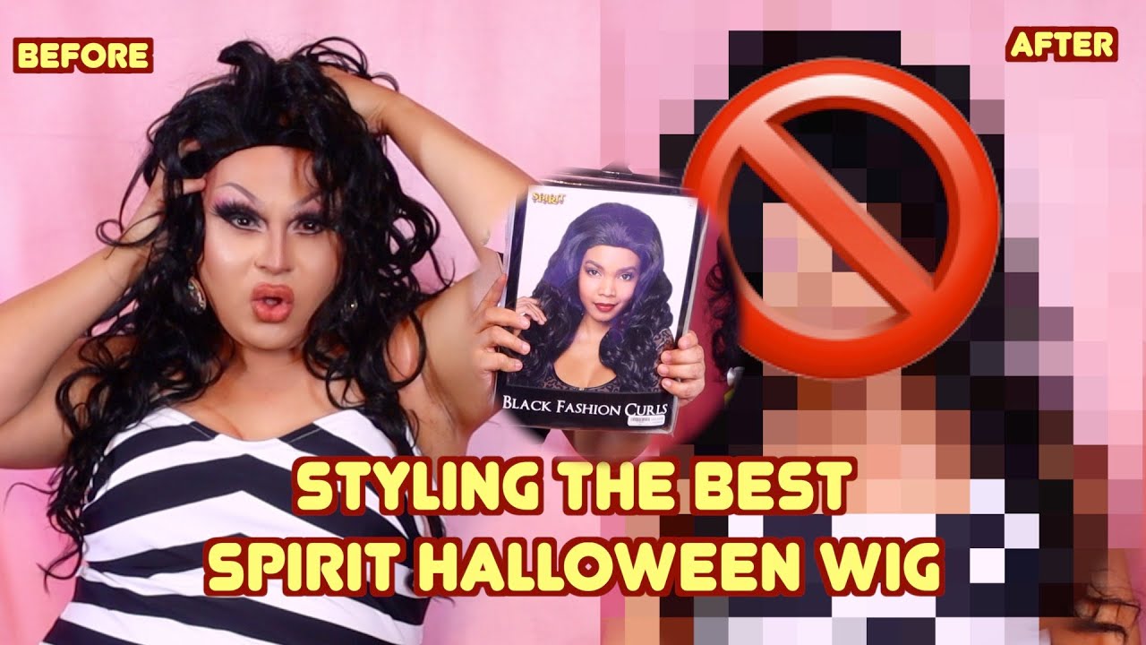 STYLING THE BEST SPIRIT HALLOWEEN WIG | I WAS SHOCKED!