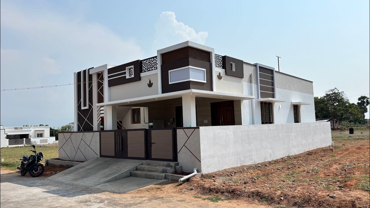 3.80 சென்டில் | 1350 SQ.FT-ல் கிழக்கு பார்த்த,2BHK தனி வீடு 📞99436 71311 | Semi Furnished #pollachi