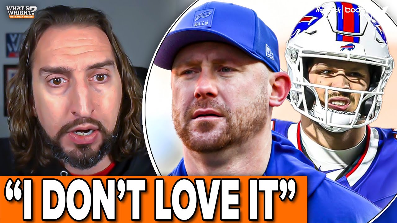 Nick Wright DOES NOT LIKE Bills hiring Joe Brady as head coach, what's next for Josh Allen? | NFL