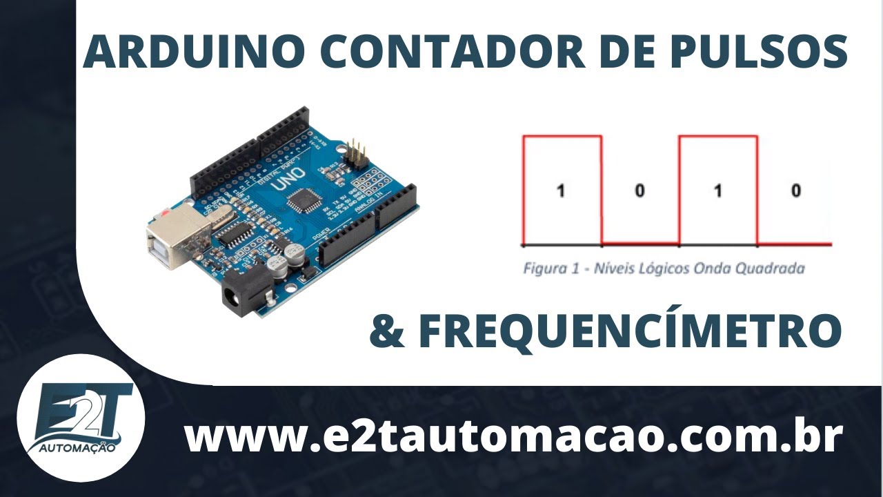 Arduino contador de pulsos + frequencímetro