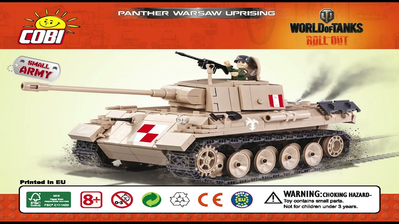Cobi Instructions | World of Tanks | 3030 | Panther Warsaw Uprising 