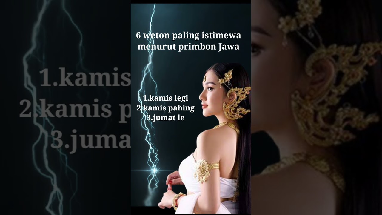6 weton yang paling istimewa menurut primbon Jawa
