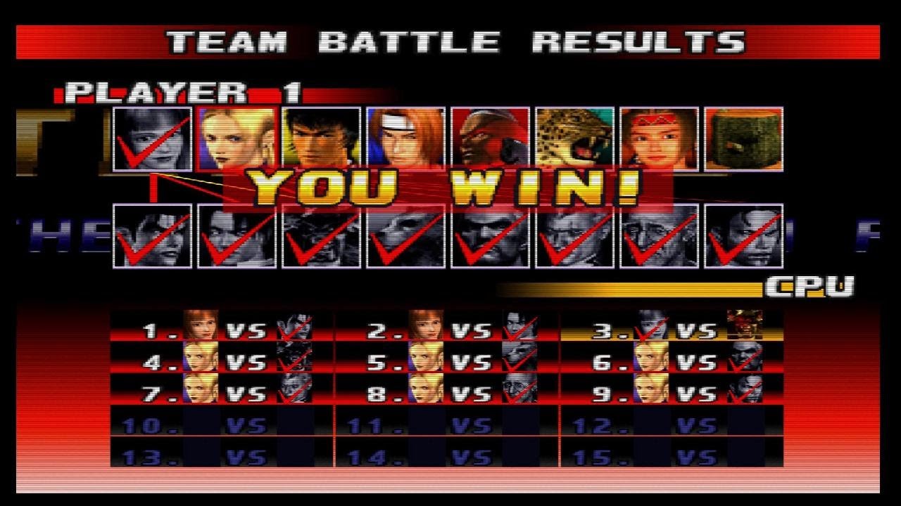 Team Battle Mode Part 87 - Tekken 3 PS 5 Gameplay