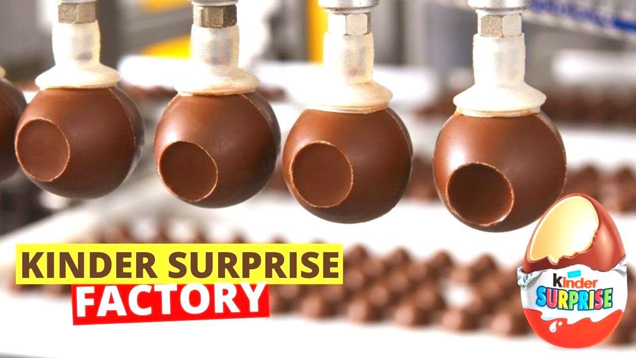 Ever Wondered How Kinder Surprise Choco Eggs Are Made?! Join us on this FanTECHstic Factory Tour!