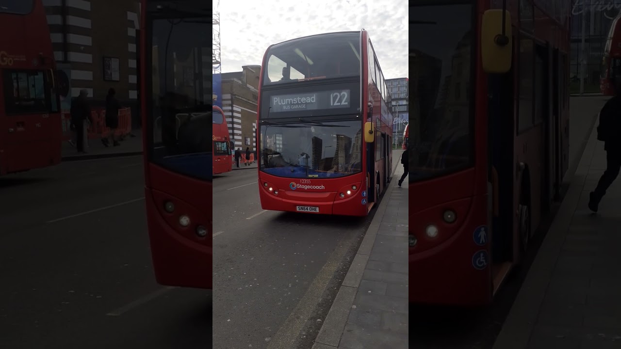 London Bus Routes 53, 122 and 180 at Woolwich Arsenal Station