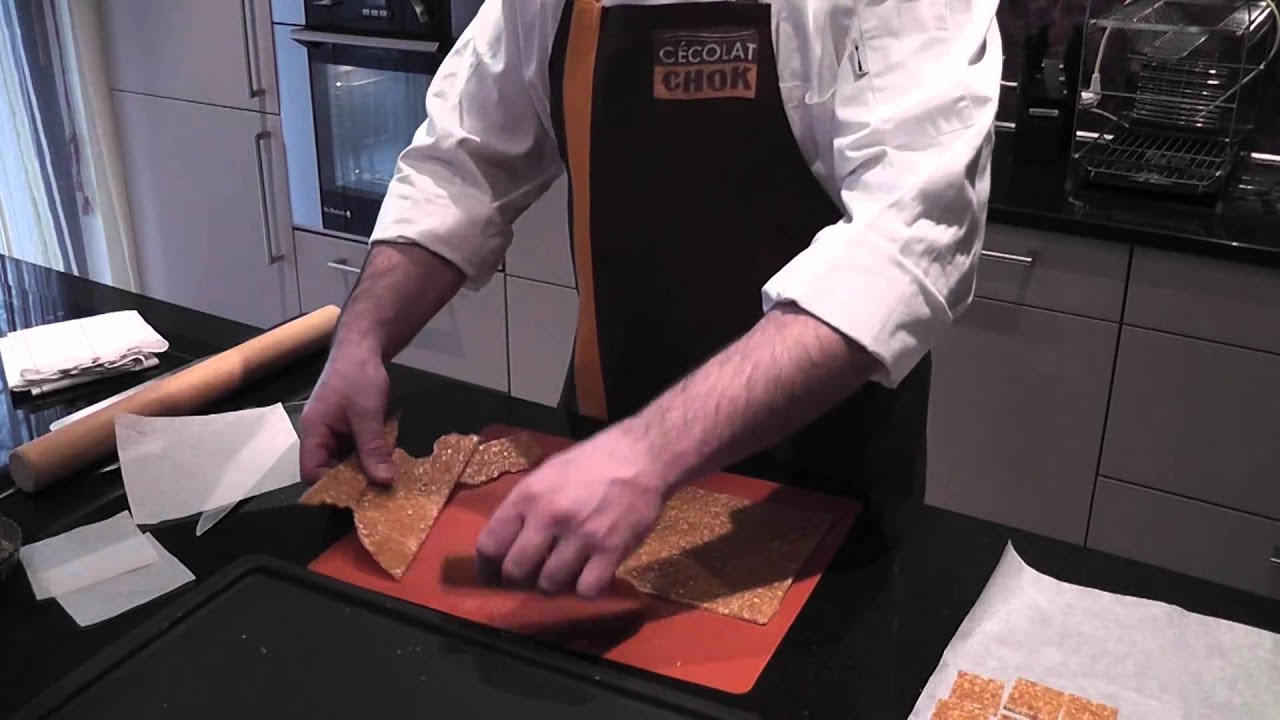 Kit chocolat et nougatine, réaliser des fonds de tarte originaux en nougatine! Cecolat Chok