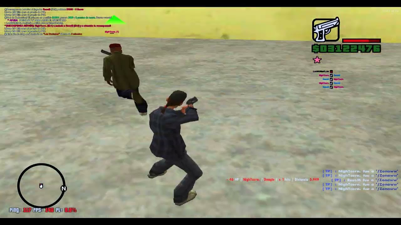 Gta Samp Puro Desmadre *Un rato en dm con NighTcore*