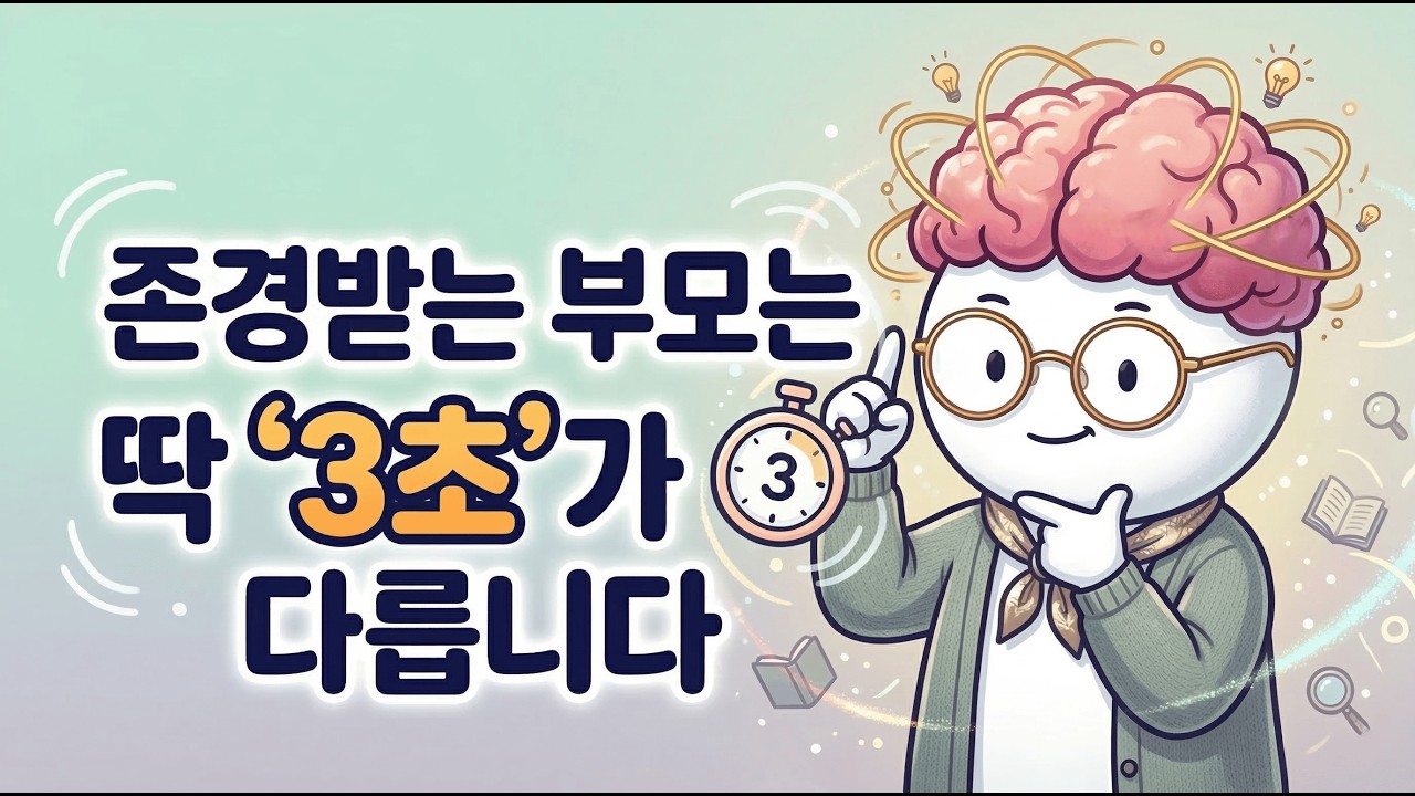 하버드가 밝혀낸 '존경받는 부모'의 특징: 다정함보다 중요한 3초 대화법