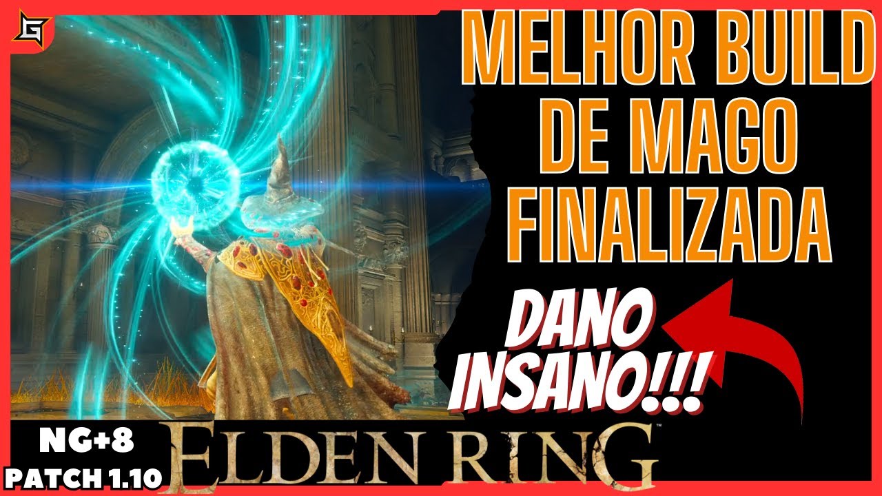 🟠MELHOR build de 🧙‍♂️MAGO🧙‍♂️ em ELDEN RING! Dano INSANO!!😱 #eldenring #build #magic