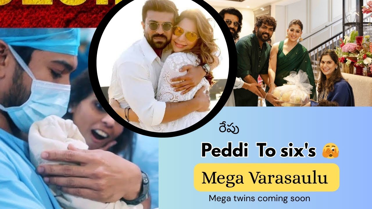 Peddi to six s |RamCharan & Upasana Expecting Twins babies onJanuary 31, 2026 