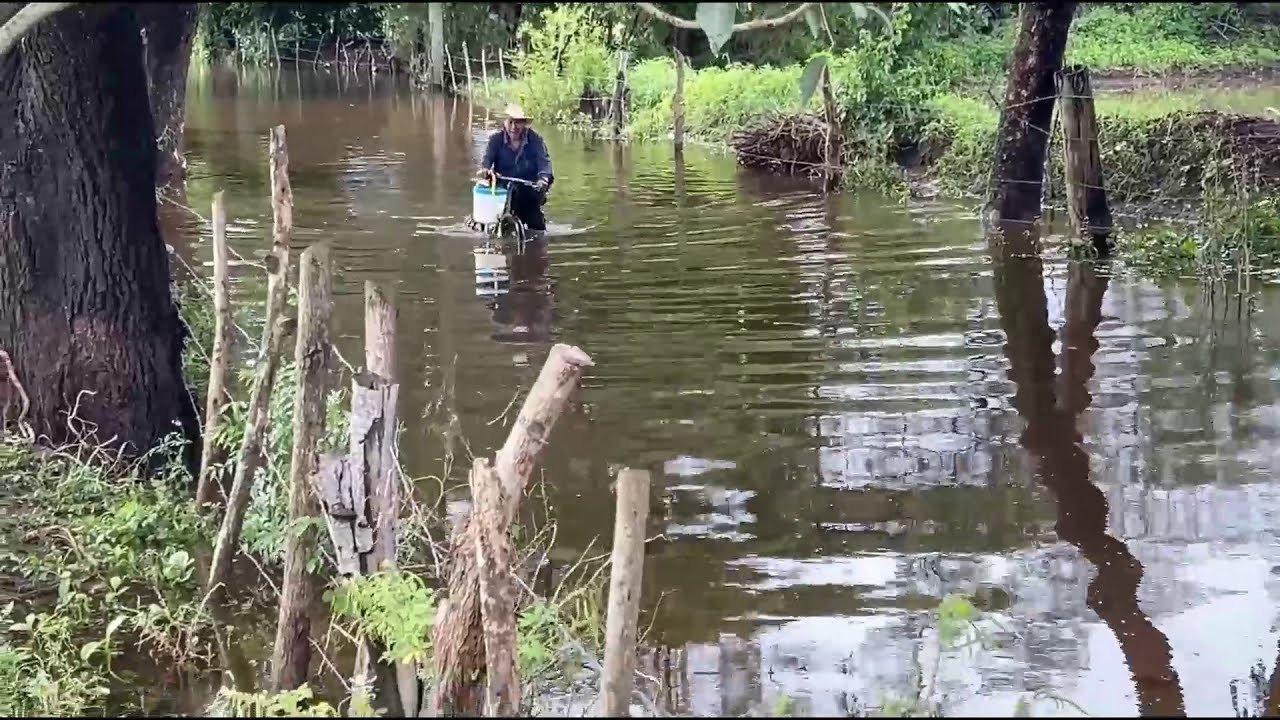 Afectaciones por las lluvias en Puerto Parada