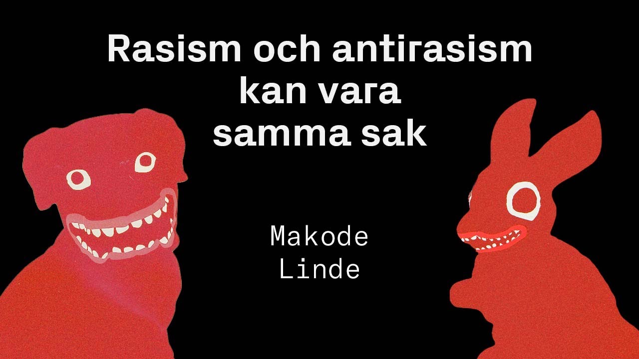 Rasism och antirasism kan vara samma sak - Makode Linde