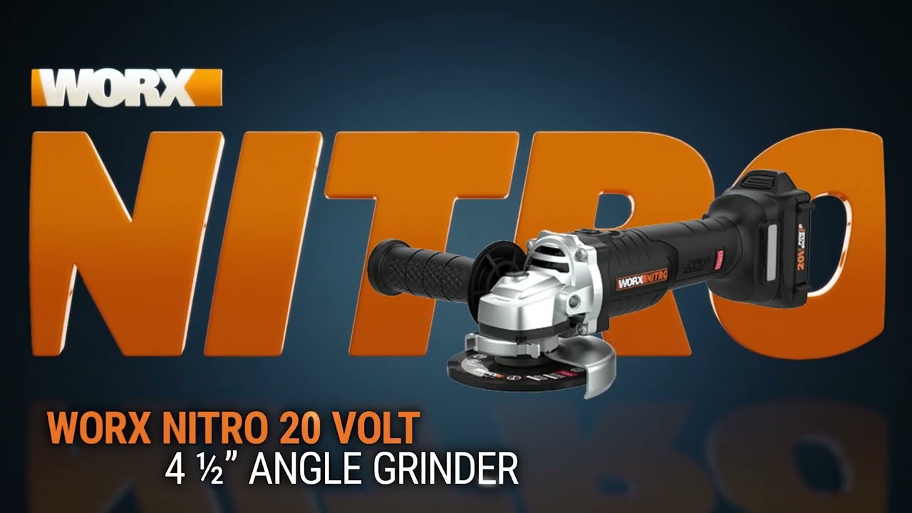 Worx&reg; Nitro&trade; 20V Angle Grinder