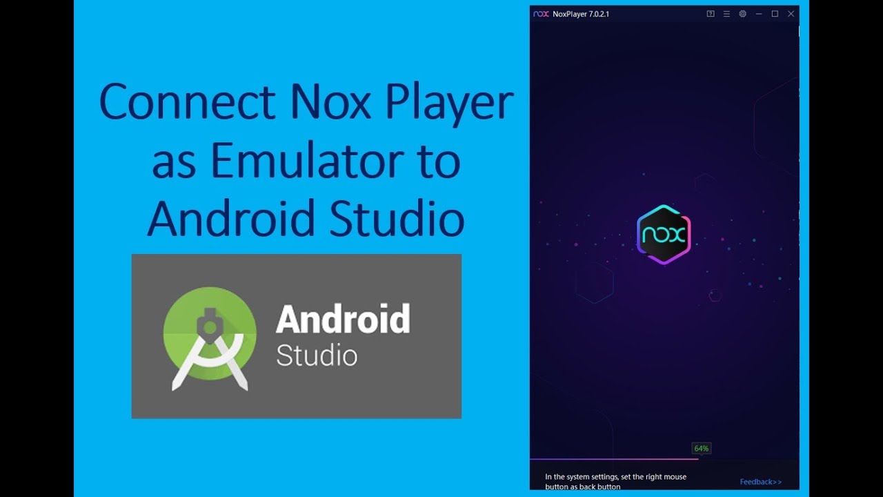 How to connect Android Studio to Nox Player and be your Emulator? #android #emulator #noxplayer