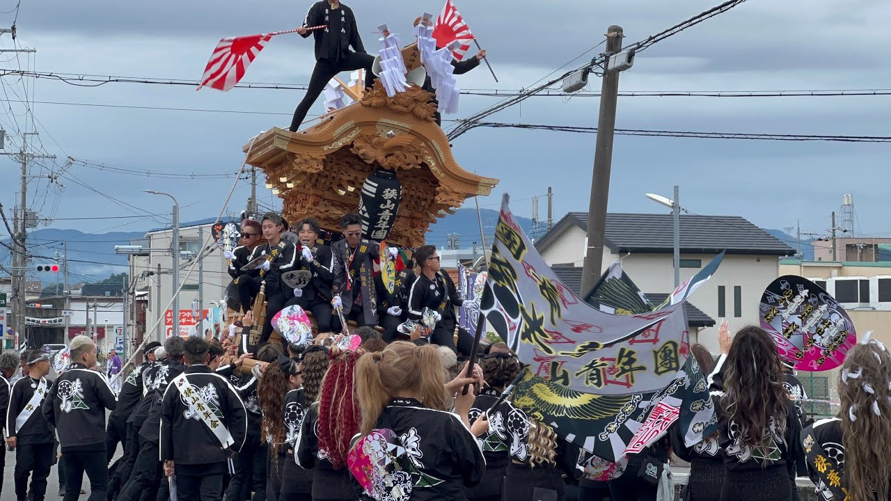 2025.10.11 南河内だんじり祭り　（狭山・東村・川向・前田）　狭山神社宮入　でんでん　大阪府大阪狭山市