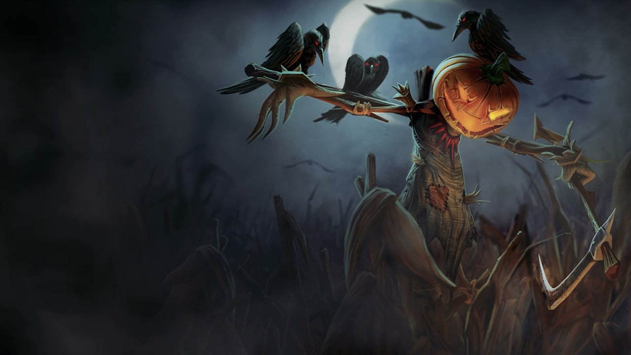 HALLOWEEN AMBIENCE - Spooky Scarecrow and Halloween Sounds
