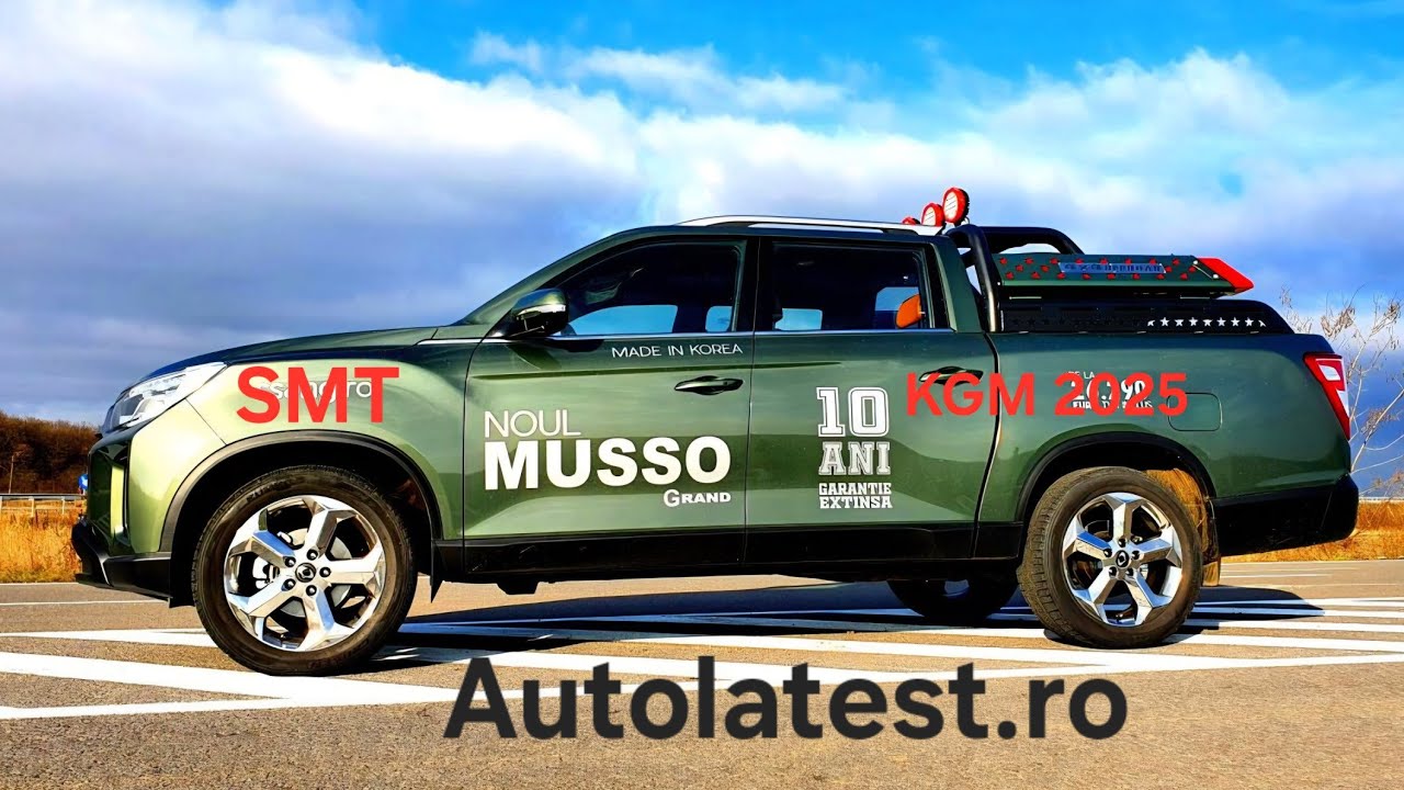 Cum se conduce pe munti cel mai mare pick-up din Romania? KGM Musso Grand SMT 2.2 Diesel AT6 Aisin